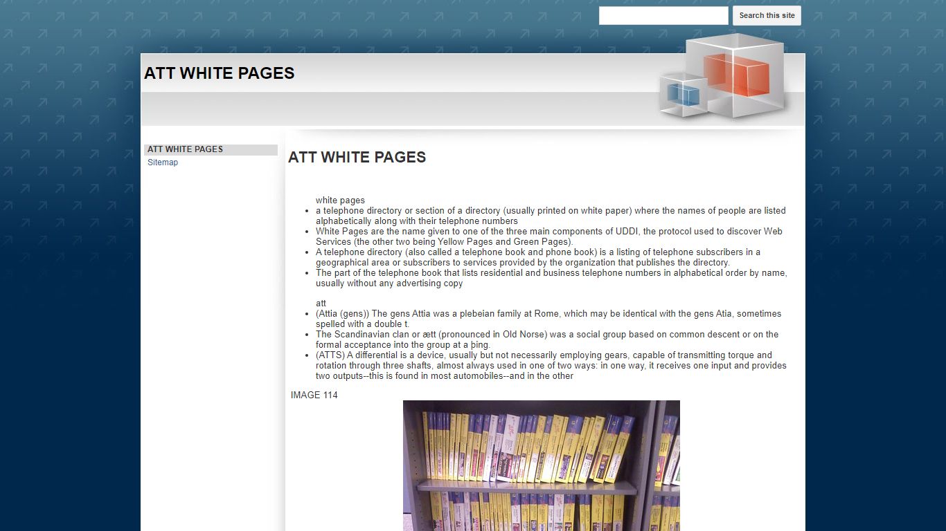 ATT WHITE PAGES - Google